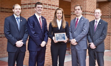Left to Right: Dan Alliss, Jack Gibbs, Ellen Morgan, Alan Clarke, Matthew Vanek